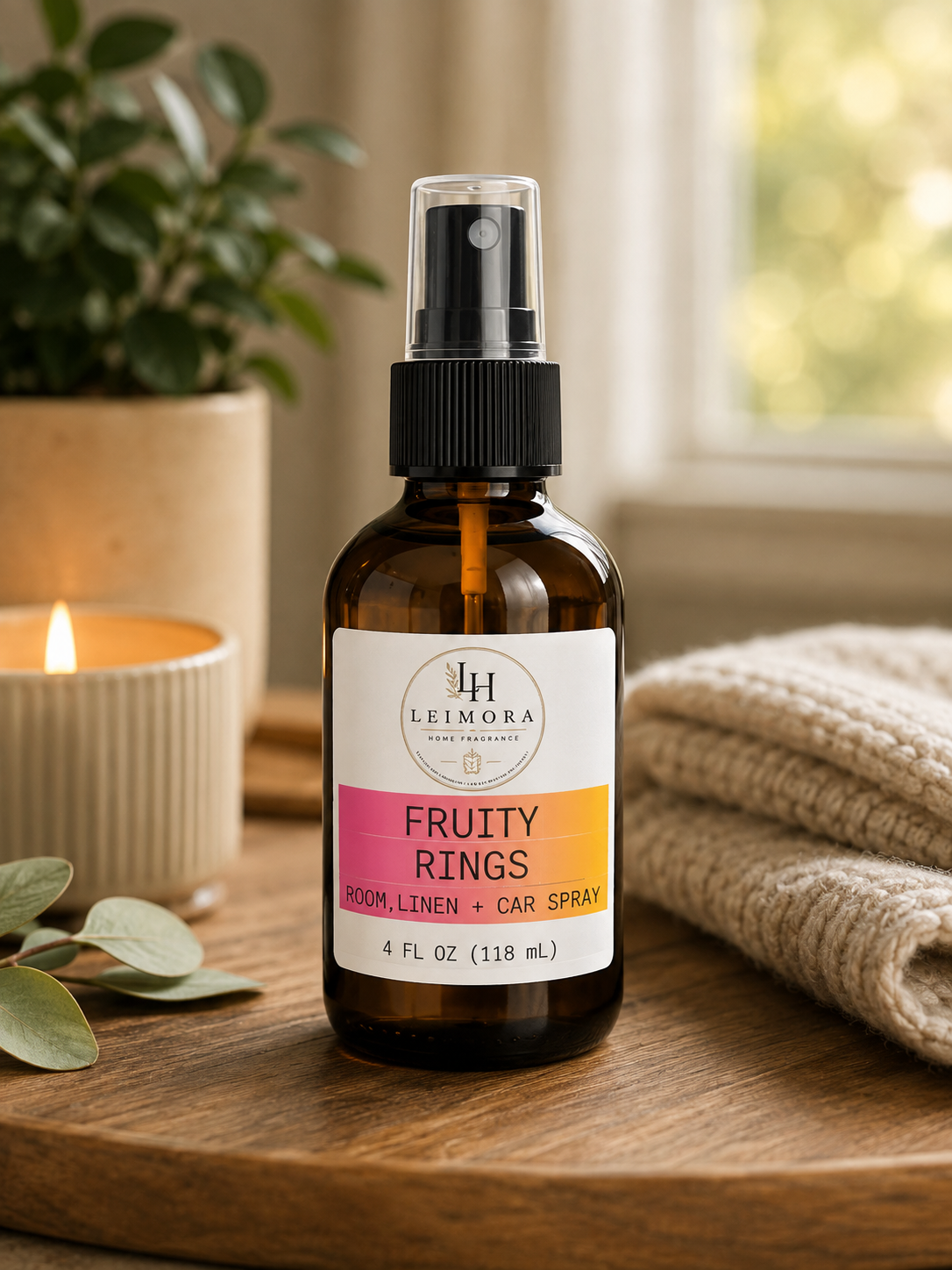 Fruity Rings Linen, Room + Car Fragrance Spray – 4 oz