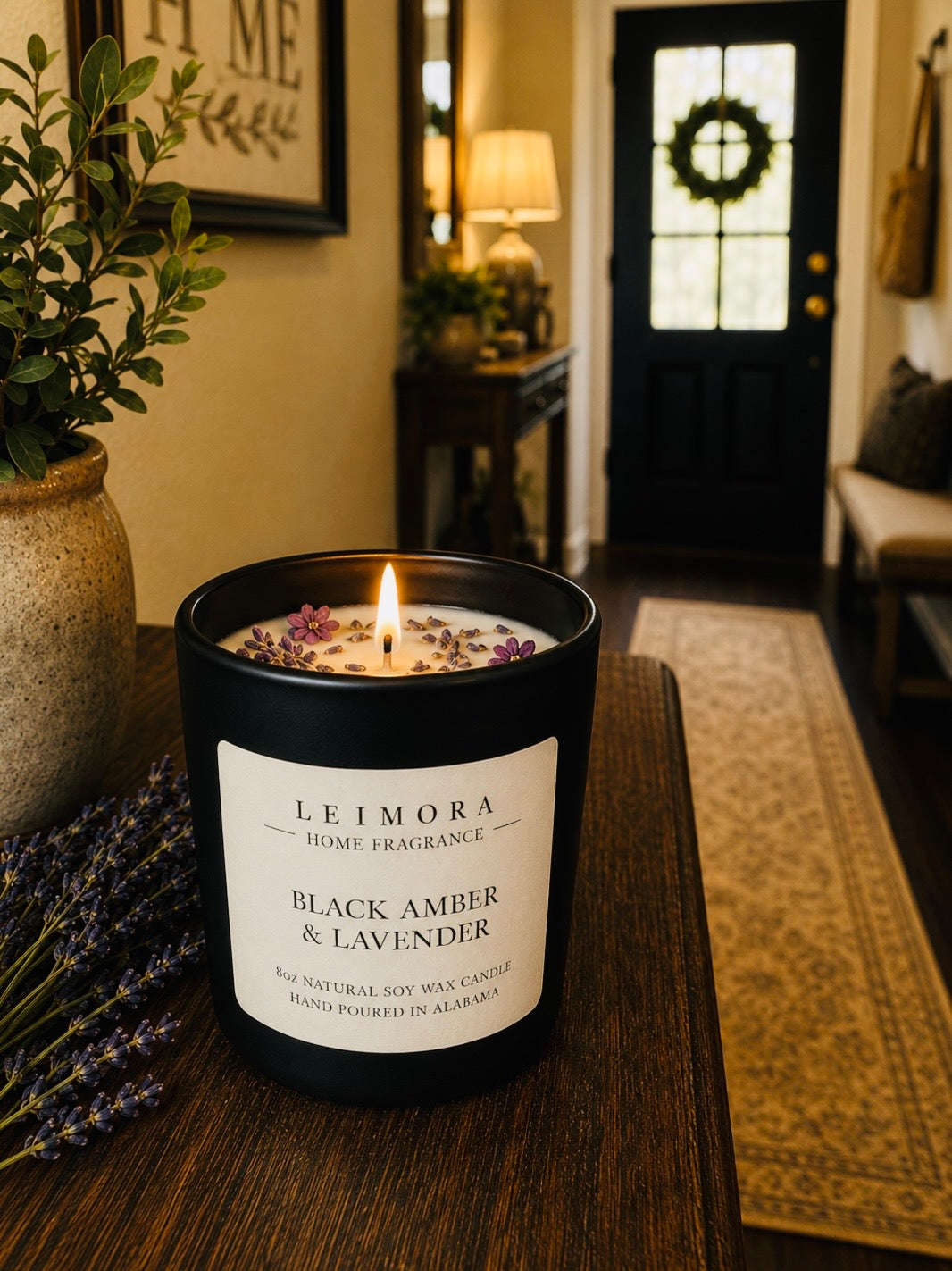 Black Amber & Lavender 8oz