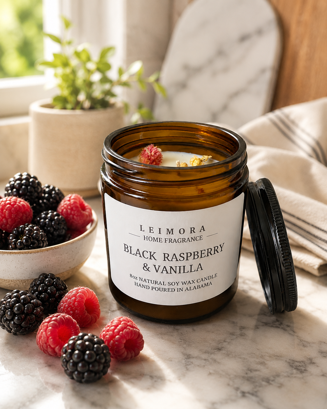 Black Raspberry & Vanilla 8oz