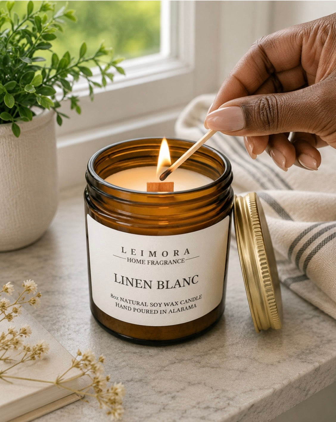 Linen Blanc 8oz & 12oz