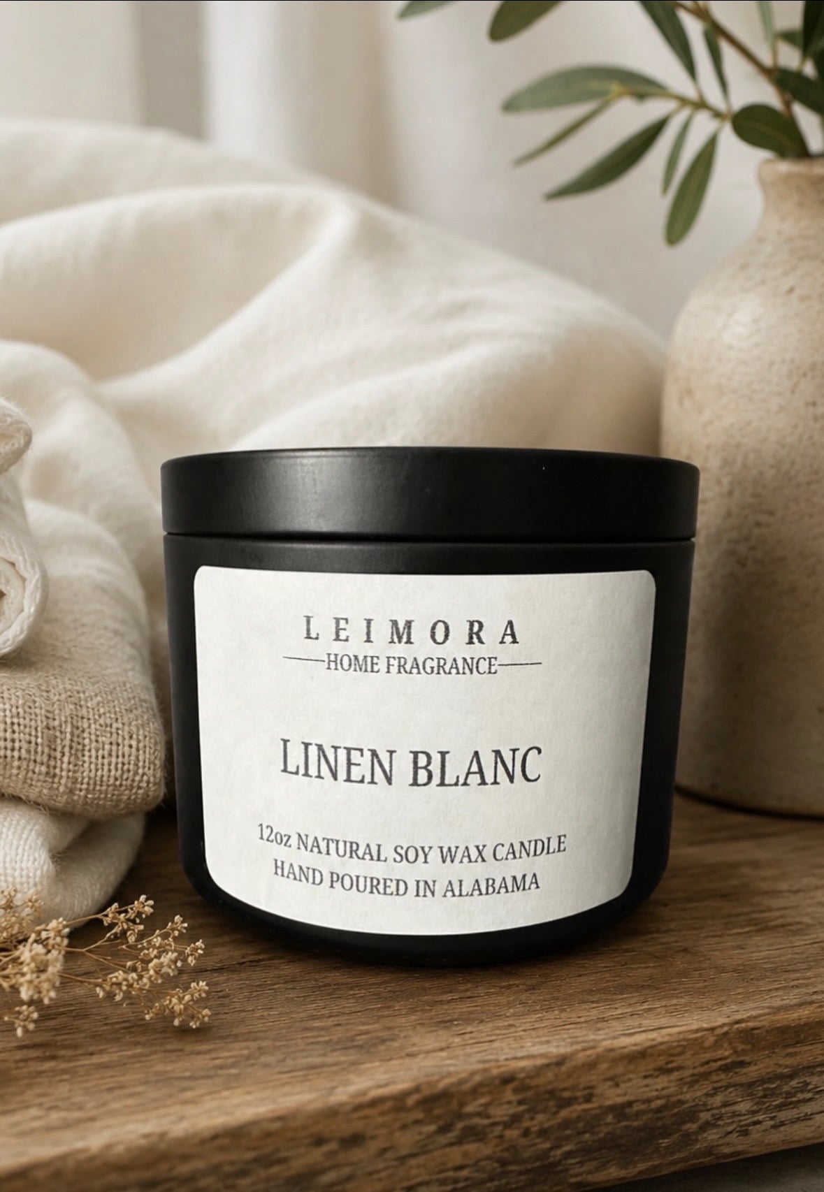 Linen Blanc 8oz & 12oz