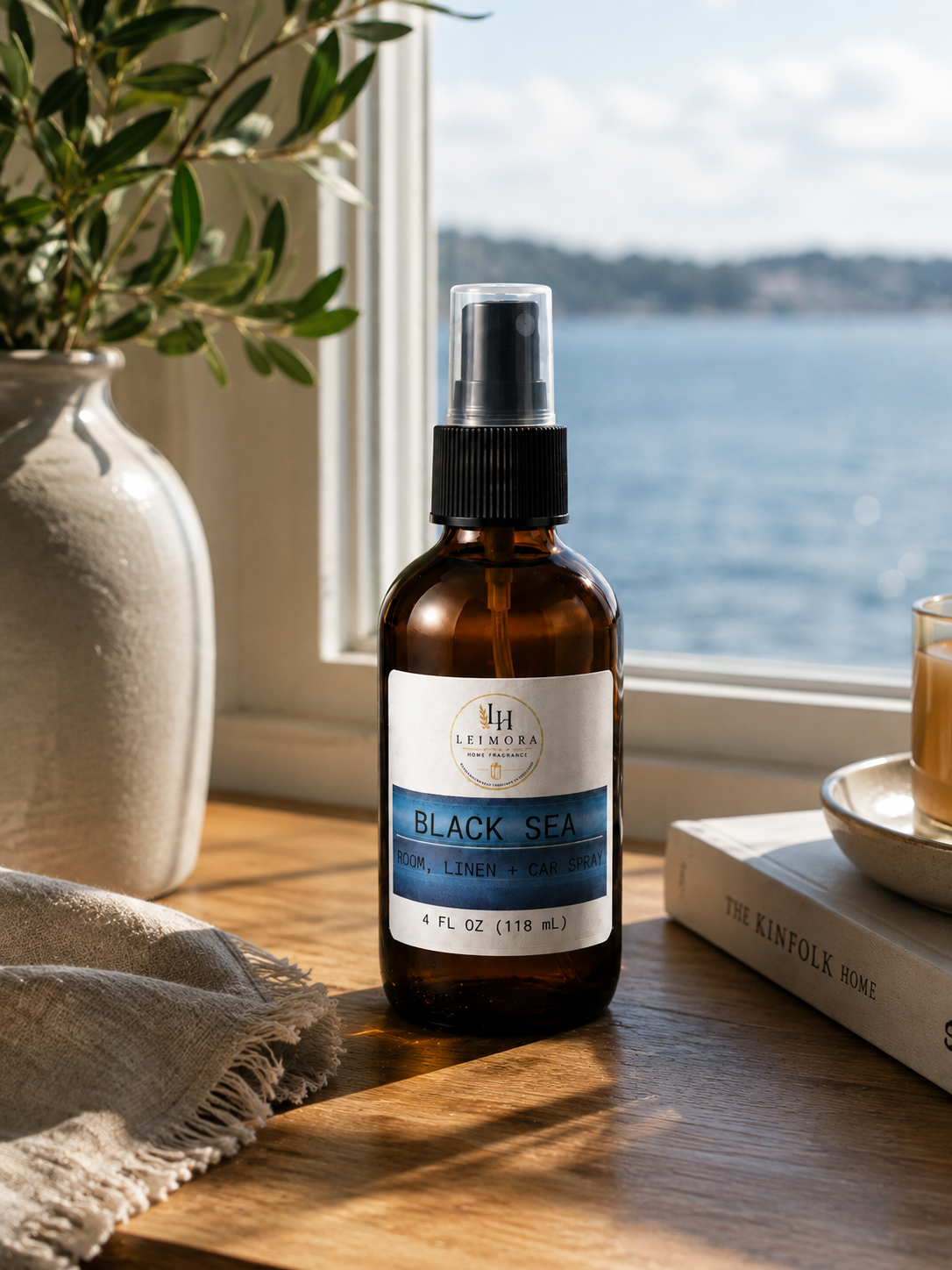 Black Sea Linen, Room + Car Fragrance Spray – 4 oz